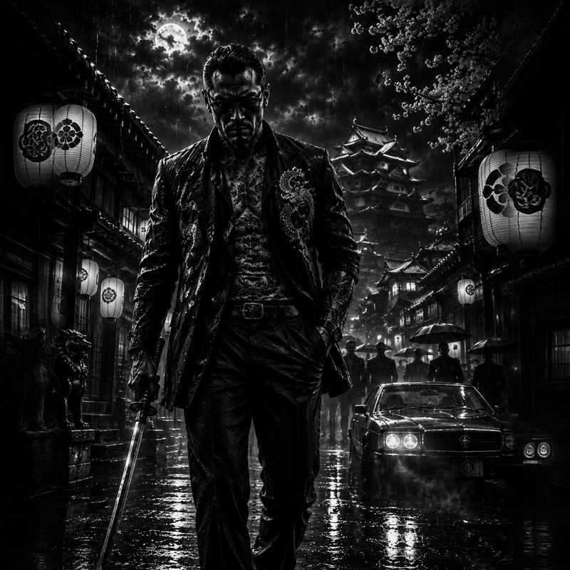 Yakuza | Guerriers | DarkCollectionStudio — rendu gravé