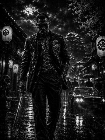 Yakuza — gravé au laser sur céramique