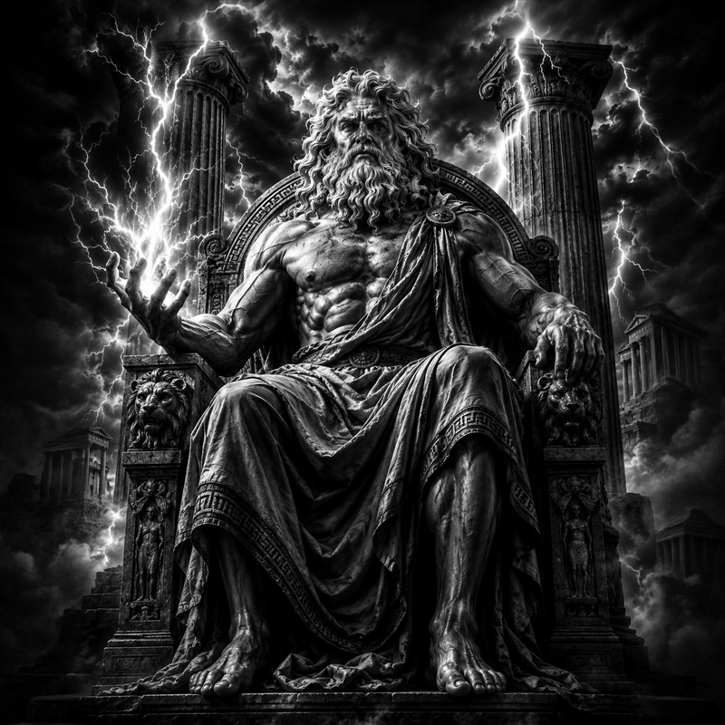 Zeus | Mythologie | DarkCollectionStudio — rendu gravé